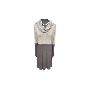 Karen Kane Cowl Neck Dress in Black/Grey – Size XL, Brand New